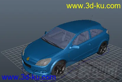 蓝色小汽车模型的图片1