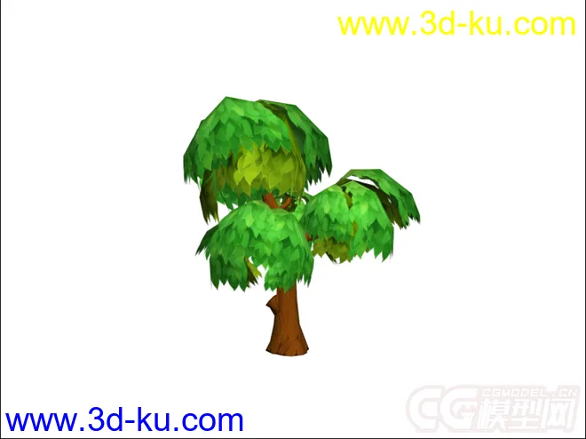 游戏Q版树木模型的图片2