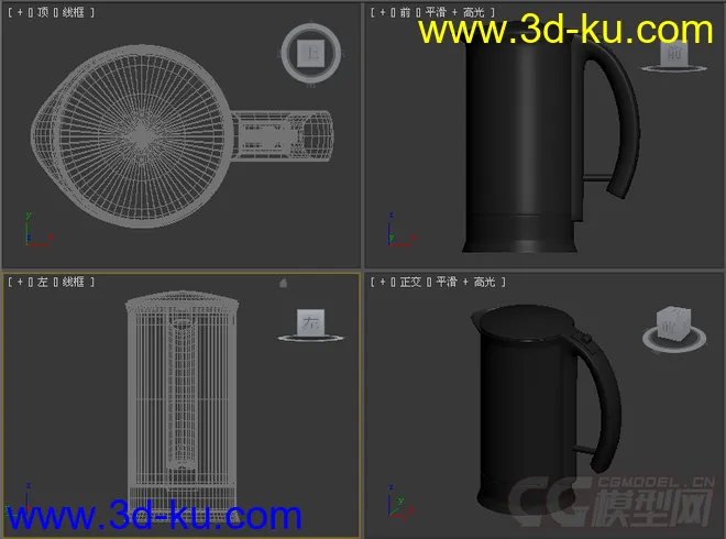 电热水壶热水瓶模型的图片3