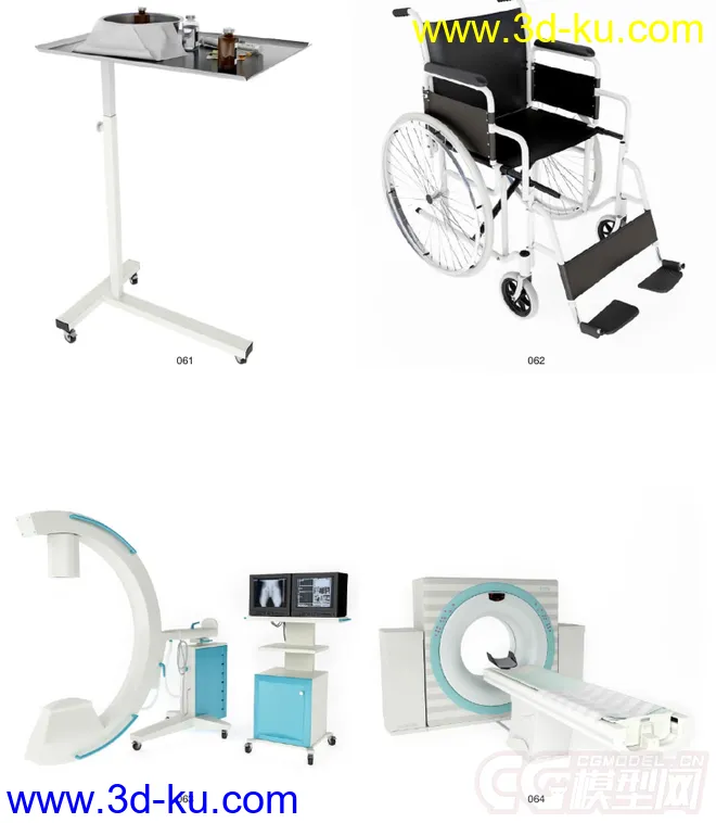 医疗器械合集（带材质贴图）模型的图片1