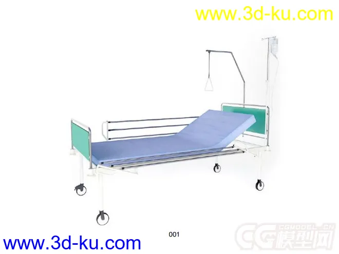 医院床铺模型的图片2