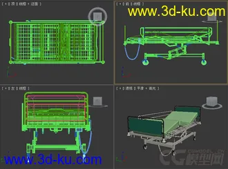 医院病床模型的图片