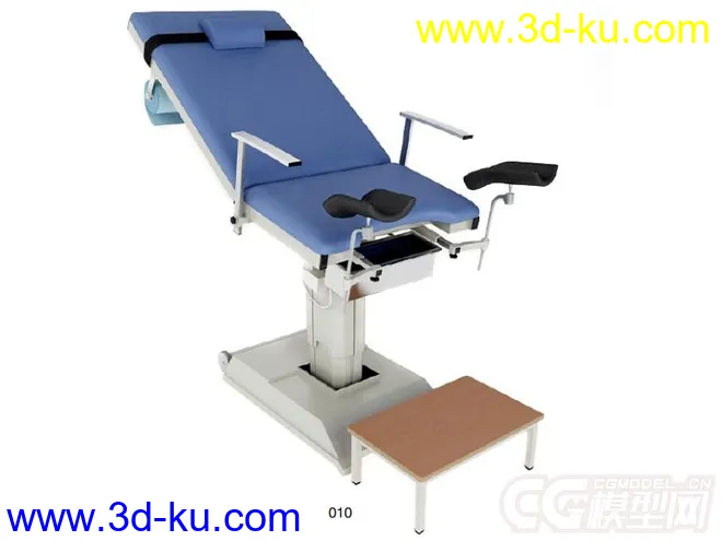 医疗检查用躺椅模型的图片2