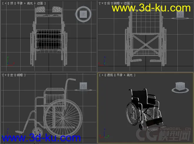 轮椅模型的图片1