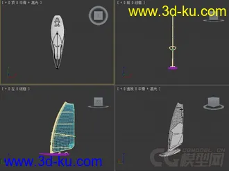 竞技船模型的图片