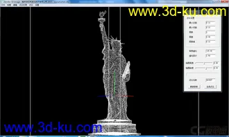 3D打印模型自由女神像 新版可以打开，通用格式OBJ的图片