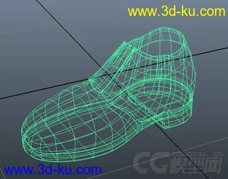 3D打印模型大头皮鞋的图片