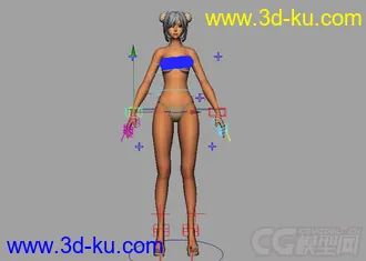 3D打印模型剑灵几套熟女萝莉整合带绑定的图片