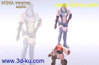 3D打印模型Nina Williams Pose Collection(31_36)的图片