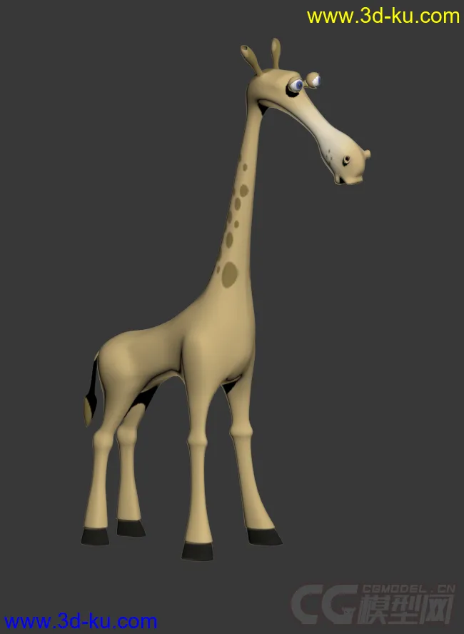 卡通版长颈鹿模型的图片2
