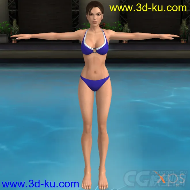 lara_dlc_bikini_blue_by_xnaaral-d3h736x模型的图片1