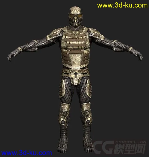 Male - Nanosuit Asia - Crysis 2 character rig with textures模型的图片1