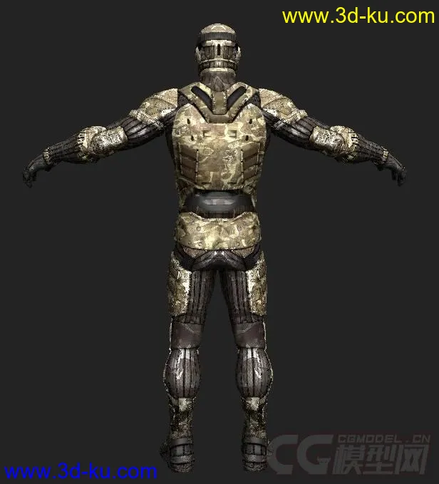 Male - Nanosuit Asia - Crysis 2 character rig with textures模型的图片3