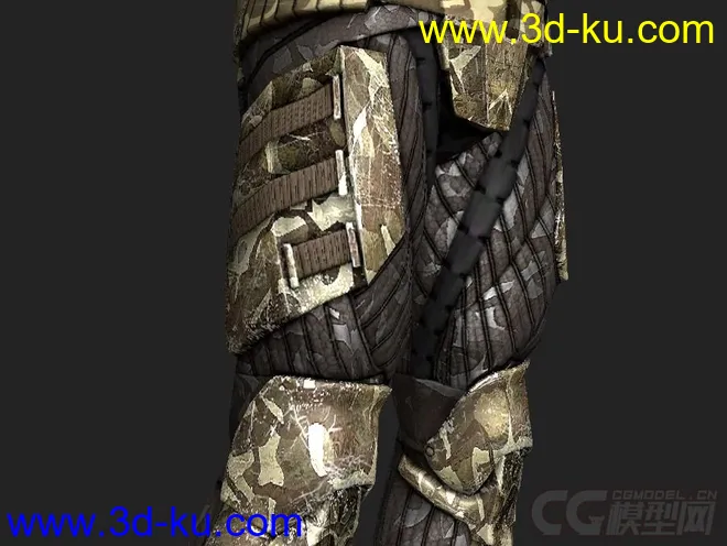 Male - Nanosuit Asia - Crysis 2 character rig with textures模型的图片8