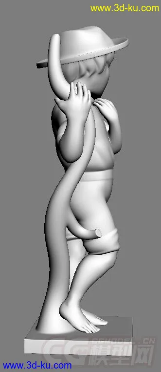 西方雕塑模型，可用于3D打印，内含OBJ+STL+3DS文件。的图片6