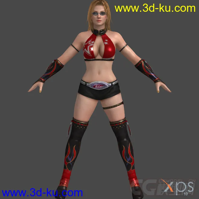 DOA5_Tina_wrestling_red模型的图片2