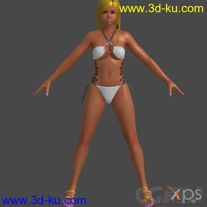 DOA5 Kokoro_bikini - ganguro模型的图片1