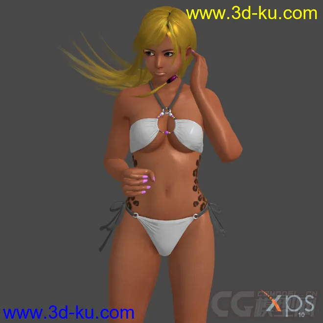 DOA5 Kokoro_bikini - ganguro模型的图片2