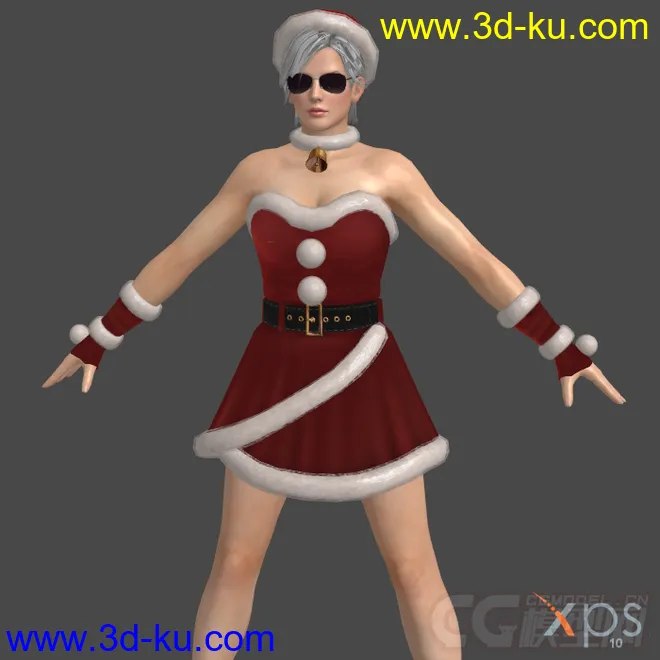 DOA5_Santa's_Babies圣诞装模型的图片7