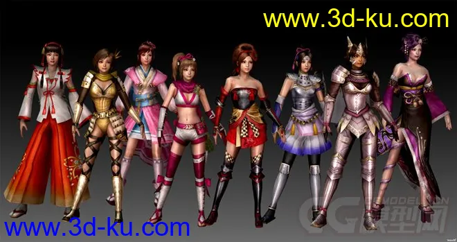 Girls_Samurai_Warriors_3模型的图片1
