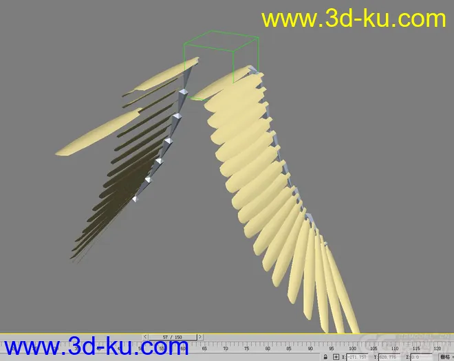 鸟类翅膀动画 仙鹤模型的图片6