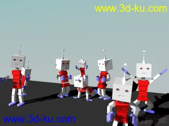 3D打印模型跟着动图做的动作  见笑了的图片