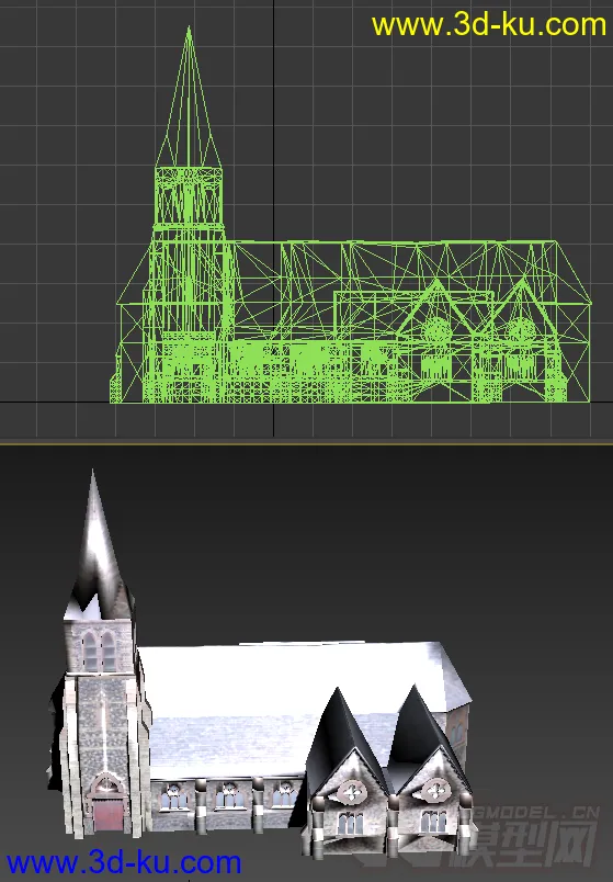 单个茅屋模型 可用于游戏的图片1