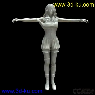 3D打印模型美女的图片