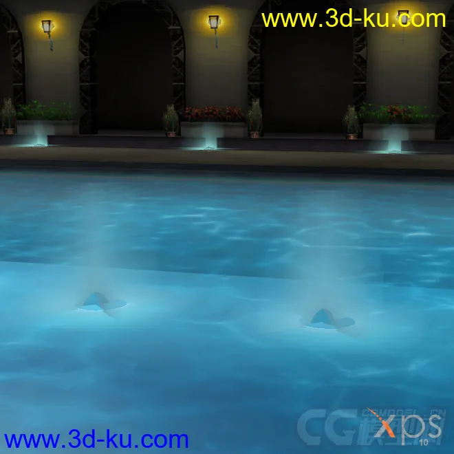 室内泳池模型的图片2