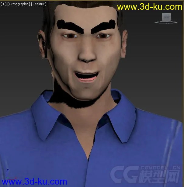表情可变化的中国男人模型的图片2