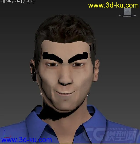 表情可变化的中国男人模型的图片3