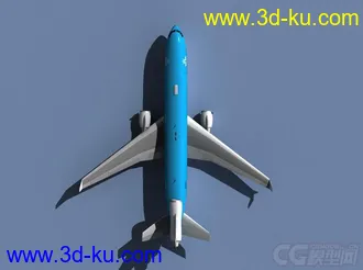 3D打印模型MD-11 DC-10客机荷兰皇家航空客运喷气飞机民用飞机的图片