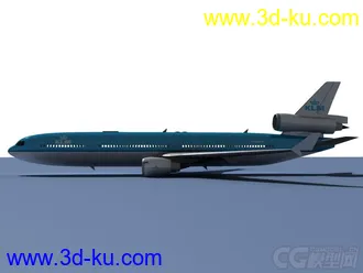 3D打印模型MD-11 DC-10客机荷兰皇家航空客运喷气飞机民用飞机的图片