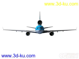 3D打印模型MD-11 DC-10客机荷兰皇家航空客运喷气飞机民用飞机的图片