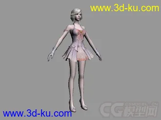 3D打印模型永恒之塔天女漂亮的德巴布甲!的图片