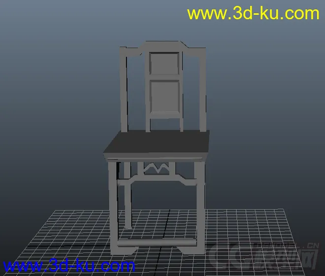 中式椅子模型的图片2