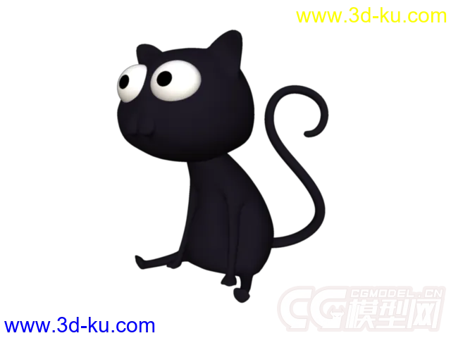 小黑猫模型的图片1
