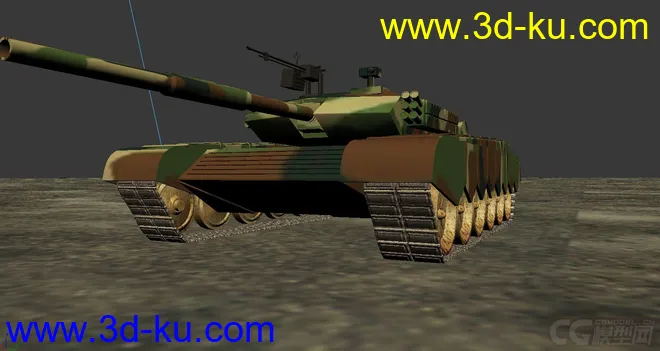 99坦克，原创模型的图片2