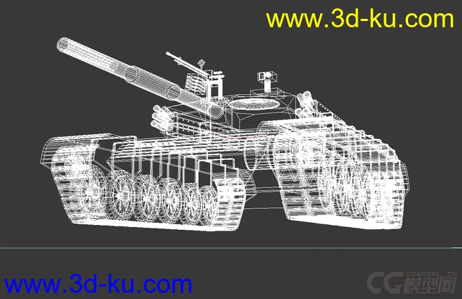 99坦克，原创模型的图片3