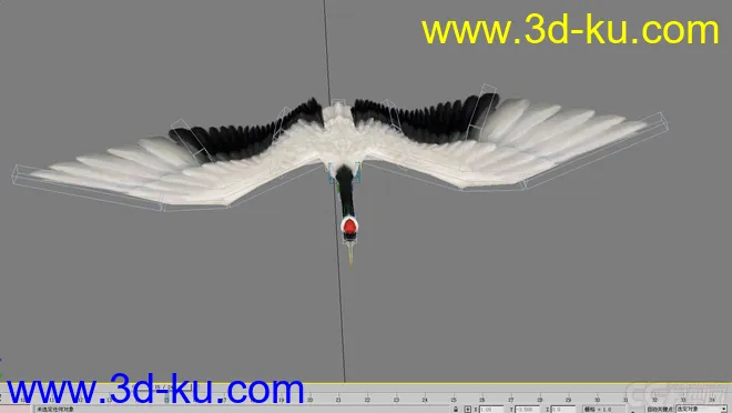 丹顶仙鹤带各种动作模型的图片3