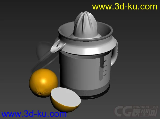电饭煲 柠檬高精度写实模型的图片1