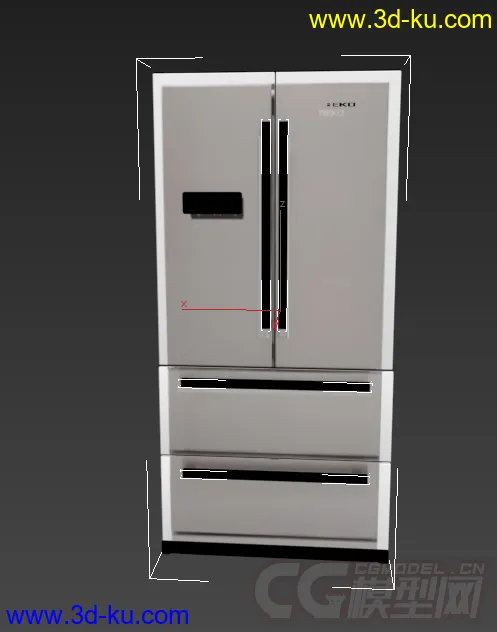 两门电冰箱模型的图片1