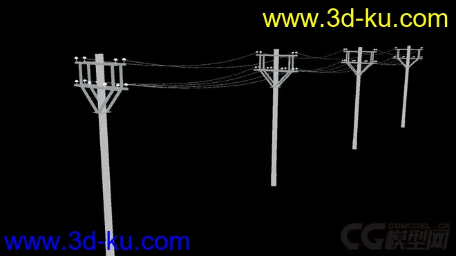 电线杆（各版本的）模型的图片1