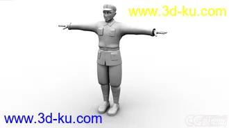 3D打印模型红军战士的图片