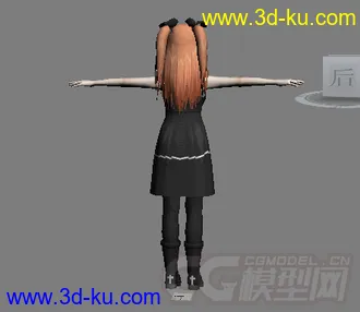 3D打印模型卡通动漫女的图片