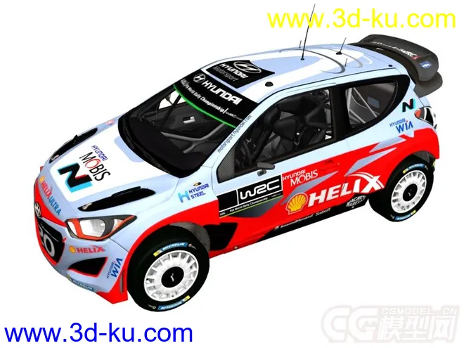 WRC赛车-内部有细节-精华模型-HYUNDAI的图片1