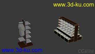 3D打印模型衣柜 鞋柜  货柜的图片