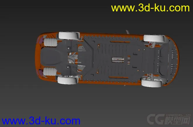 汽车内部结构，发动机，座椅MAX下载模型的图片1