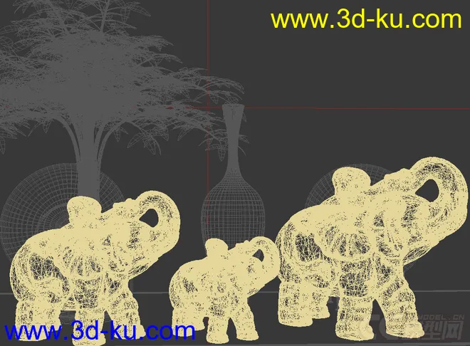大象装饰摆设模型的图片1