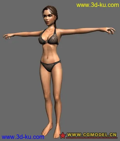 美女3D模型的图片1